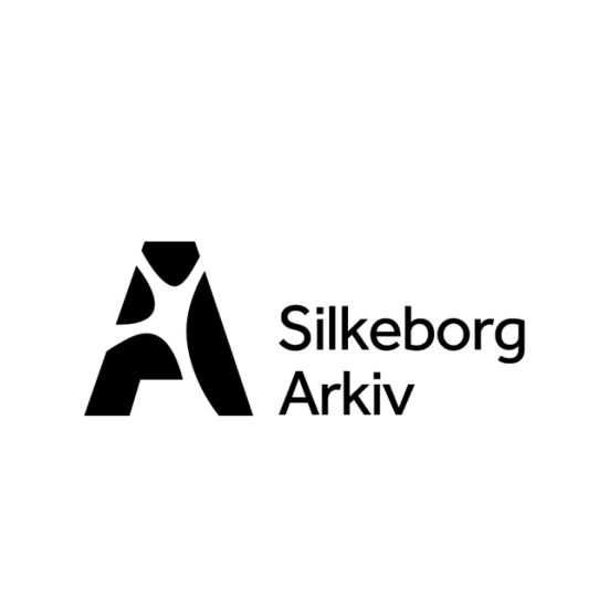 Logo formet som et stort A med teksten silkeborg arkiv
