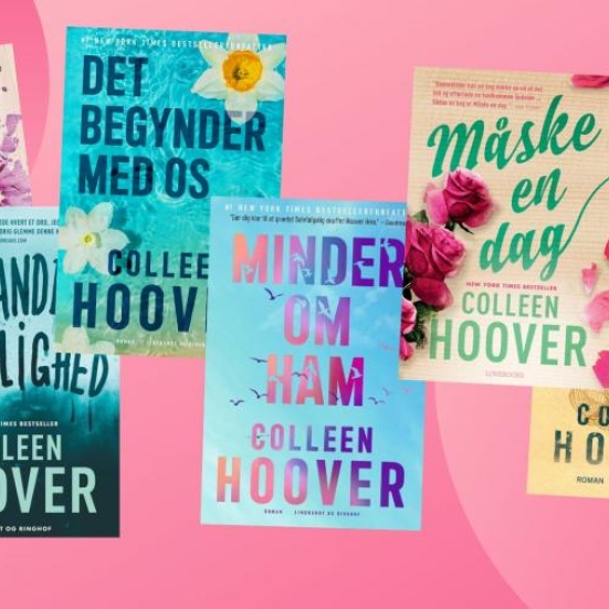 Bogforsider af Colleen Hoovers bøger for unge