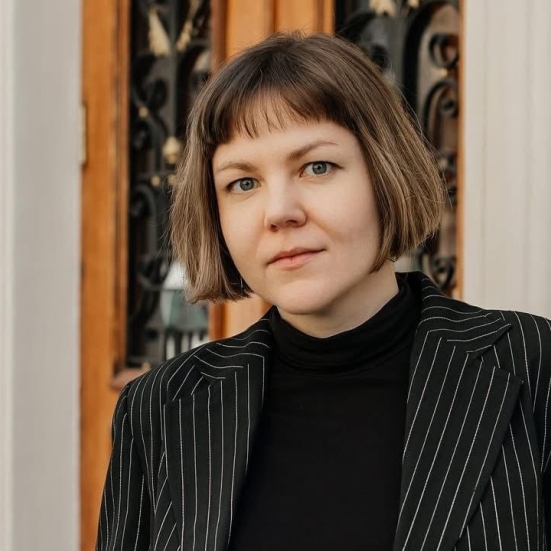 Billede af ph.d.-stipendiat Valentyna Shapovalova, der forsker i russisk propaganda.