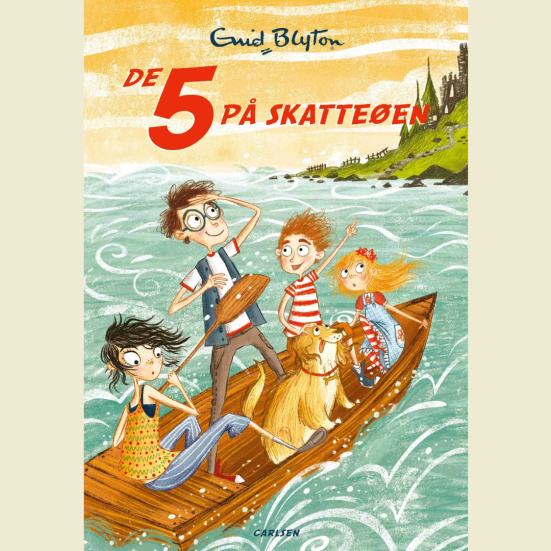 Forside fra børnebogen De 5