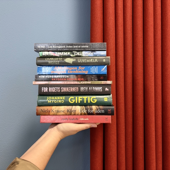 De nominerede bøger til Læsernes bogpris 2026 