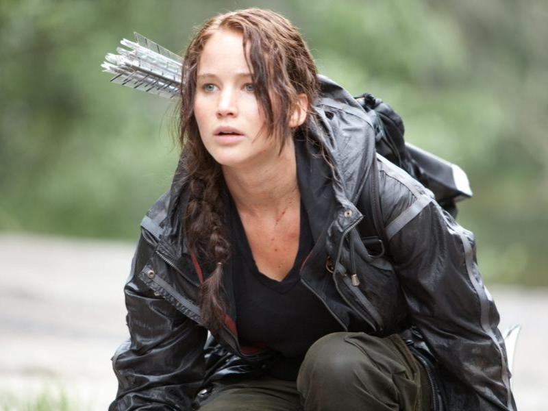 Billede af Katniss fra Hunger Games filmen