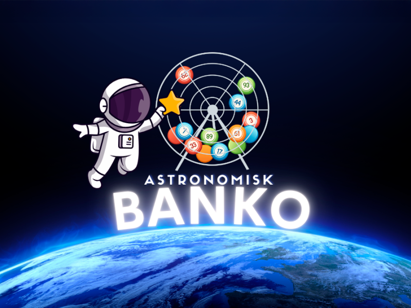 Astronaut med bankospil