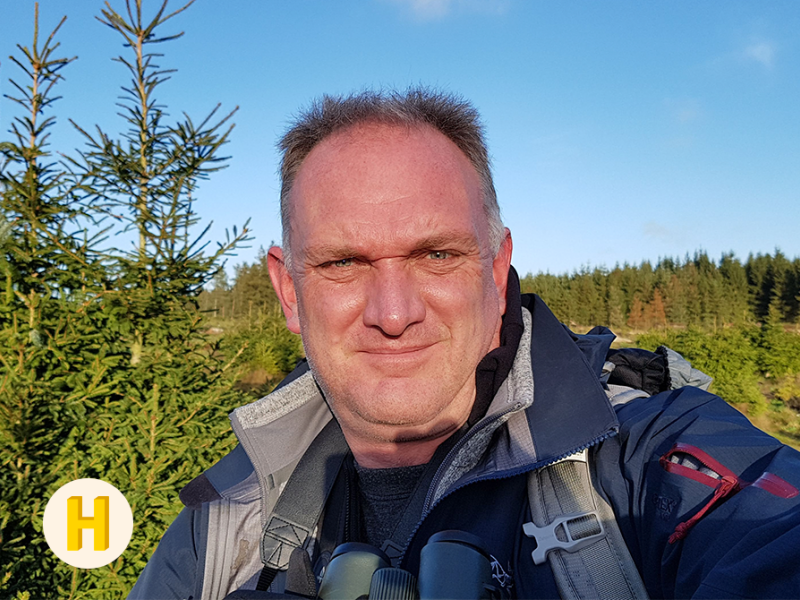 Foto af Morten DD Hansen i naturen