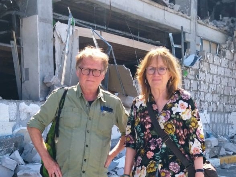 Portræt af Anne Haubek og Thomas Ubbesen