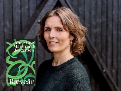 Forfatter Anne Lise Marstrand-Jørgensen og forside af Ræveår
