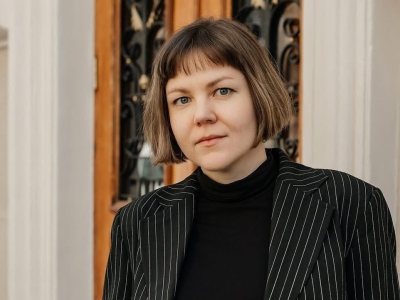 Billede af ph.d.-stipendiat Valentyna Shapovalova, der forsker i russisk propaganda.
