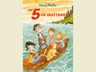Forside fra børnebogen De 5