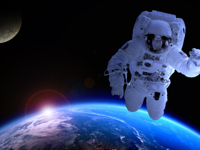 Astronaut i rummet