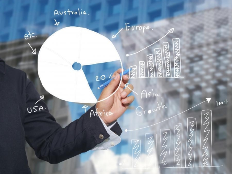 grafer og diagrammer med data 