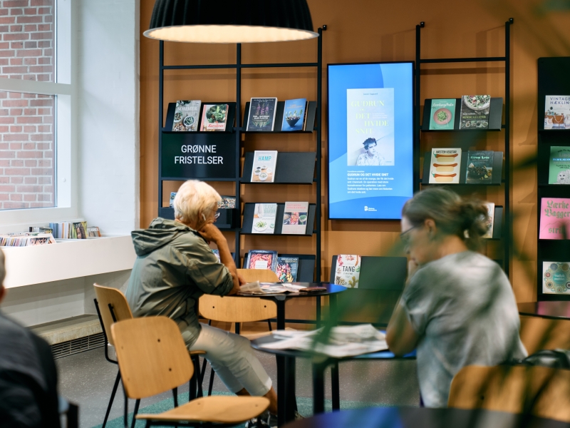 Avislæsere på Silkeborg Bibliotek