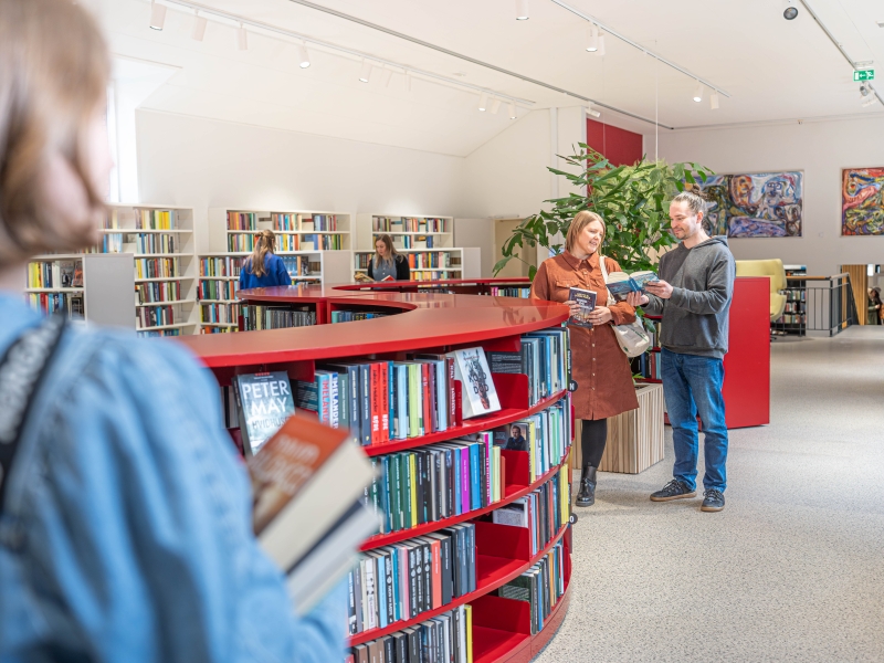 Oplevelsesområdet på Silkeborg Bibliotek 