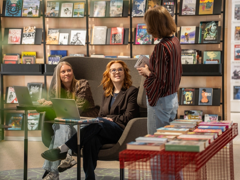 Graphic novels på Silkeborg Bibliotek 