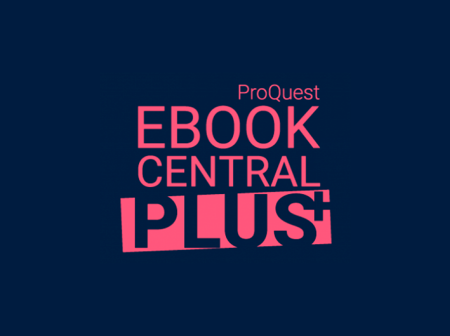 Logo med teksten ProQuest ebook central plus+