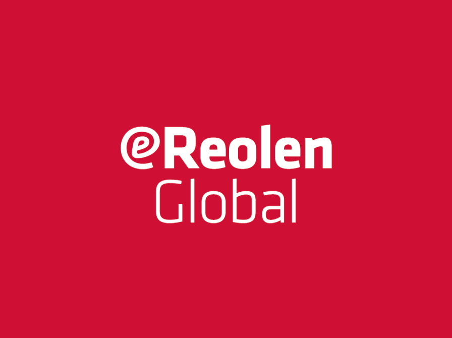 logo på rød baggrund med teksten eReolen Global