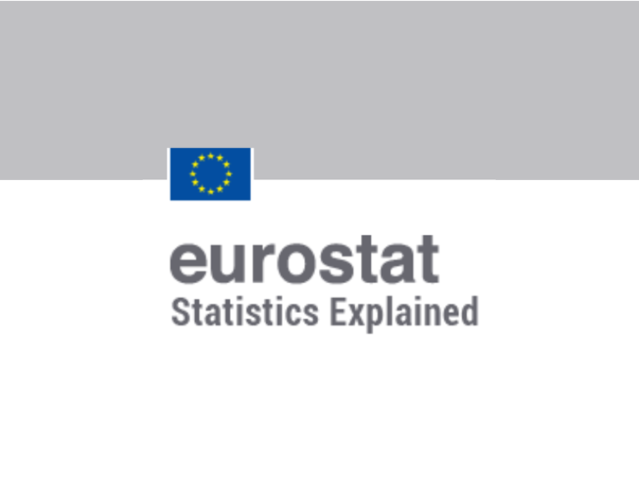 logo med det europæiske flag samt teksten eurostat statistics explained