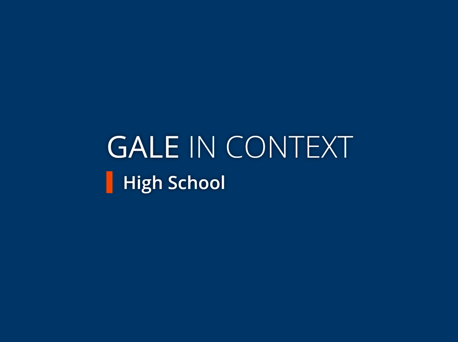 Logo med teksten gale in context high school