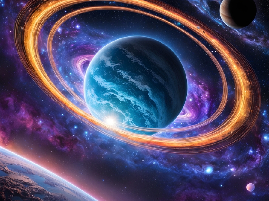 planeter i himmelrummet