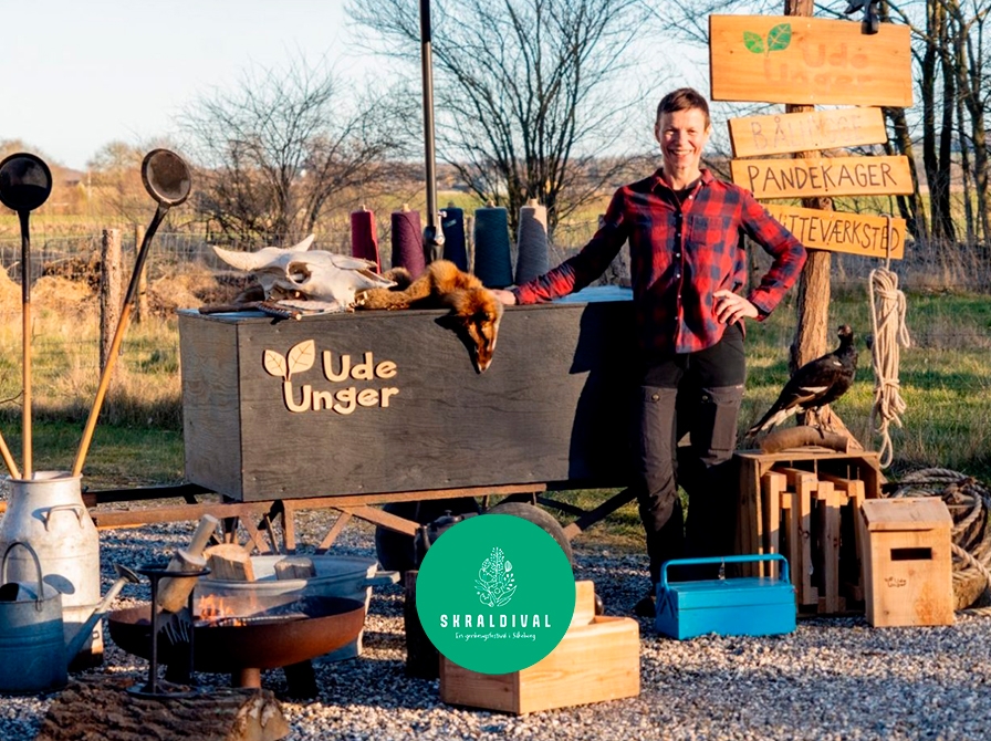 workshop med naturmaterialer med UdeUnger