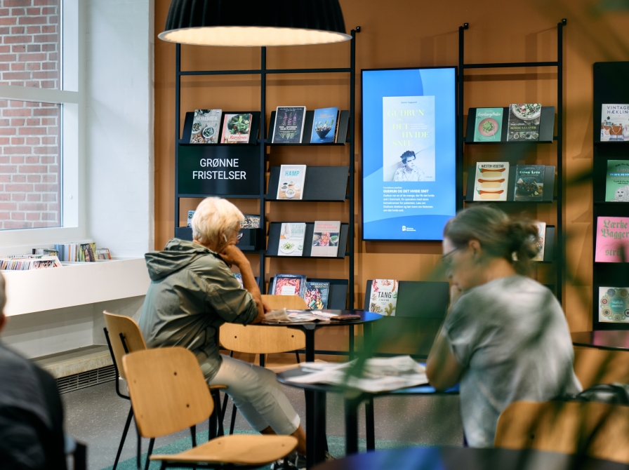 Avislæsere på Silkeborg Bibliotek