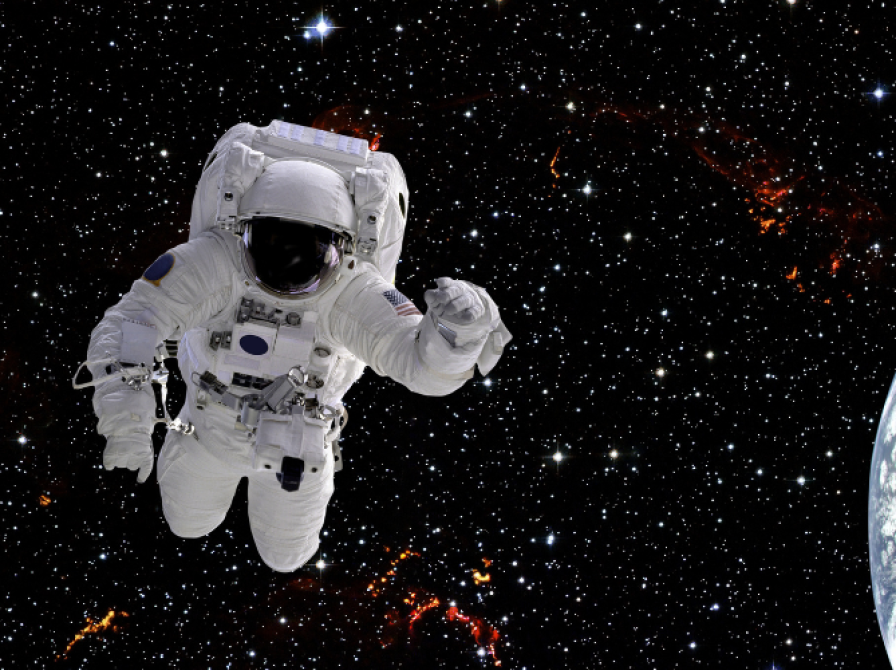 Astronaut i rummet