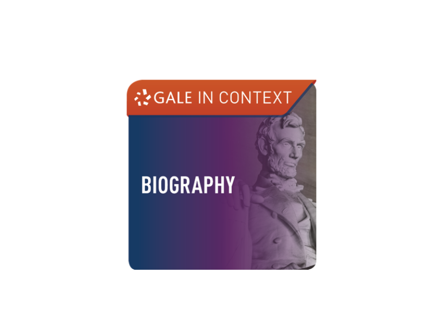 logo med teksten gale in context biography
