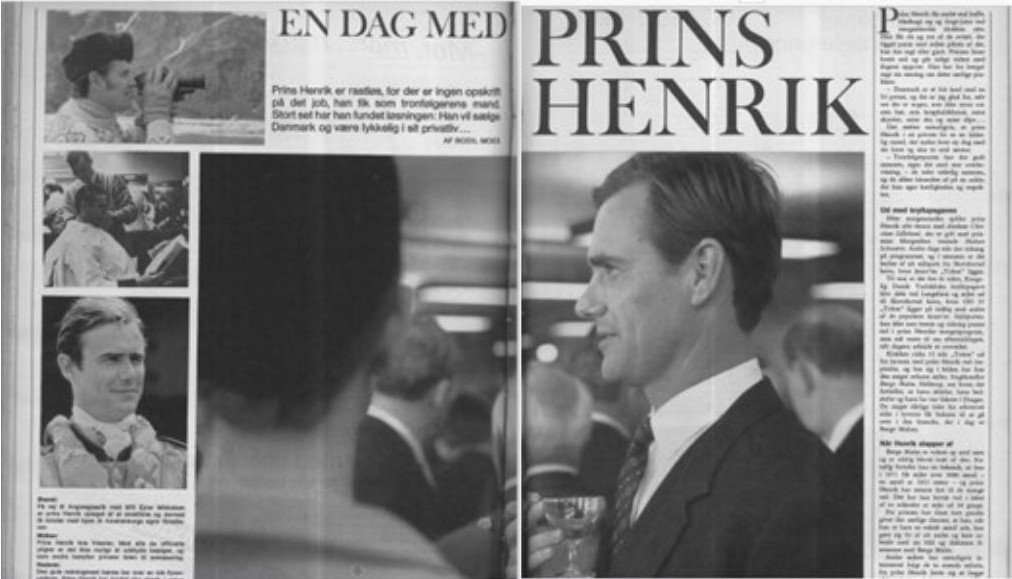 artikel om Prins Henrik fra Hjemmet 1972