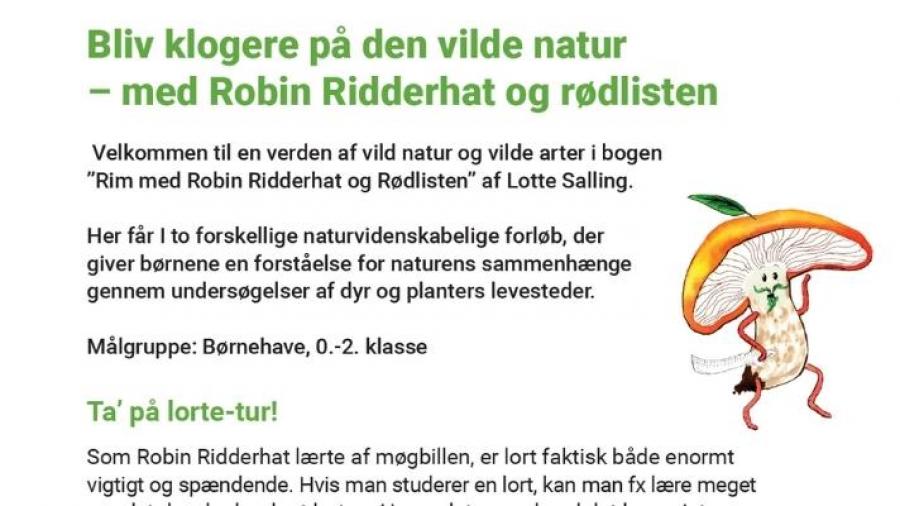 robin ridderhat undervisningsforløb natur