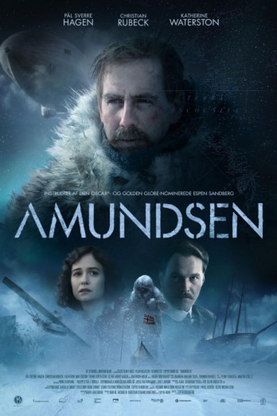 Biografplakat med den norske film Amundsen