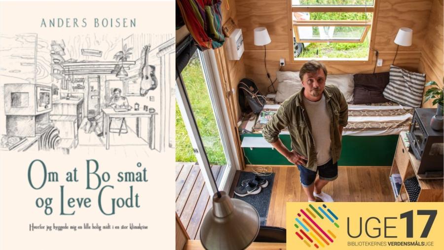 Anders Boisen i sit tiny house.