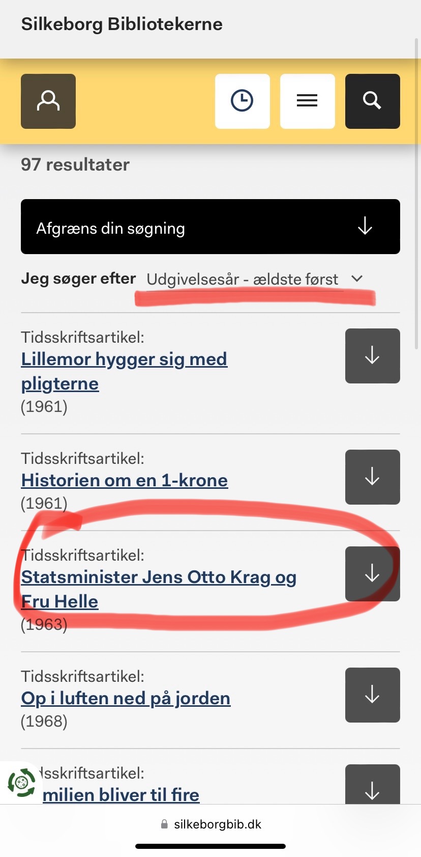 billede fra en søgning på silkeborgbib.dk